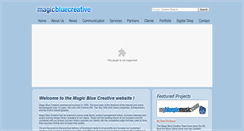 Desktop Screenshot of magicbluecreative.com